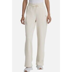 PUMA Women's Fleece Sweat Pants for Women's Straight Leg Winter Sweatpants Large